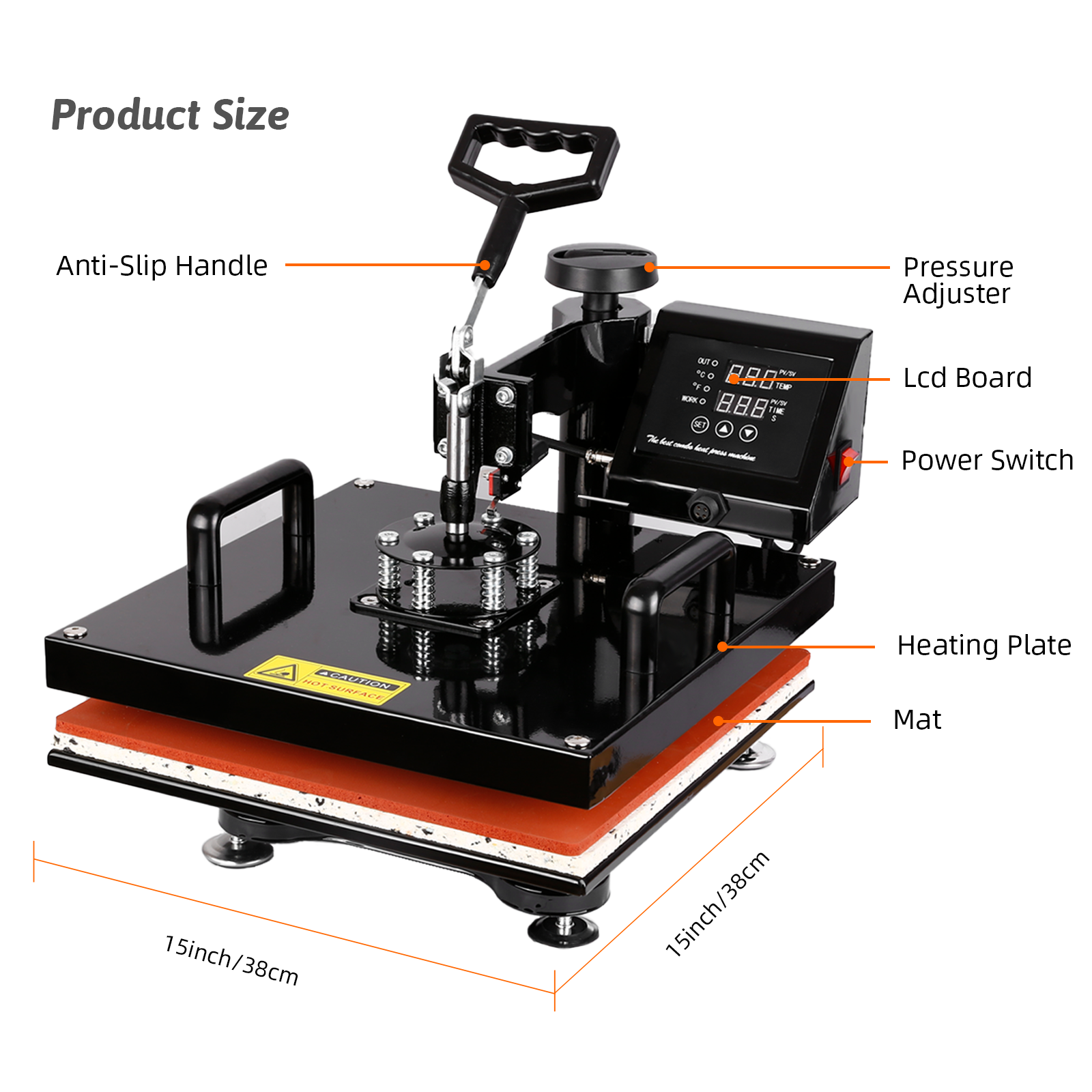 Industrial heat discount press machine