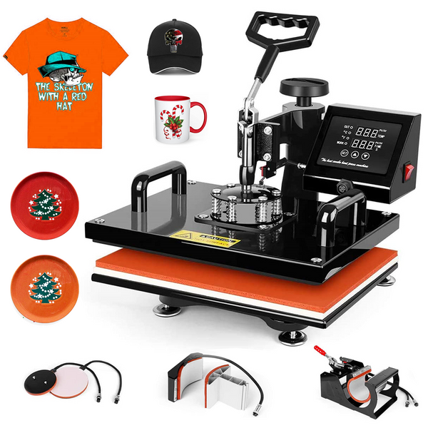 Tusy Heat Press Machine 15x15 inch Digital Industrial Sublimation Printer Press Heat Transfer Machine for T Shirts