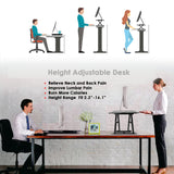 SIMBR Standing Desk Converter 30 inch, Height Adjustable Sit to Stand Desk, Stand Up Desk Riser, Standing Desk for Laptop, Computer Desk for Home