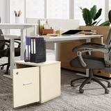 SMOOL File Cabinet with Lock, Commercial Vertical Cabinet in Beige