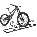 5 Bicycle Floor Parking Adjustable Storage Stand. Bike Parking Rack Stand,for Mountain MTB and Road Bike Indoor/ Nook Garage Storage