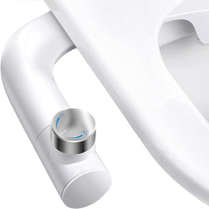 Bidet Attachment for Toilet, Dual Nozzle Fresh Cold Water Sprayer Feminine Wash Bidet, Non-electric Bidet, Free Adjustable Water Pressure, Leak-proof, Easy Installation