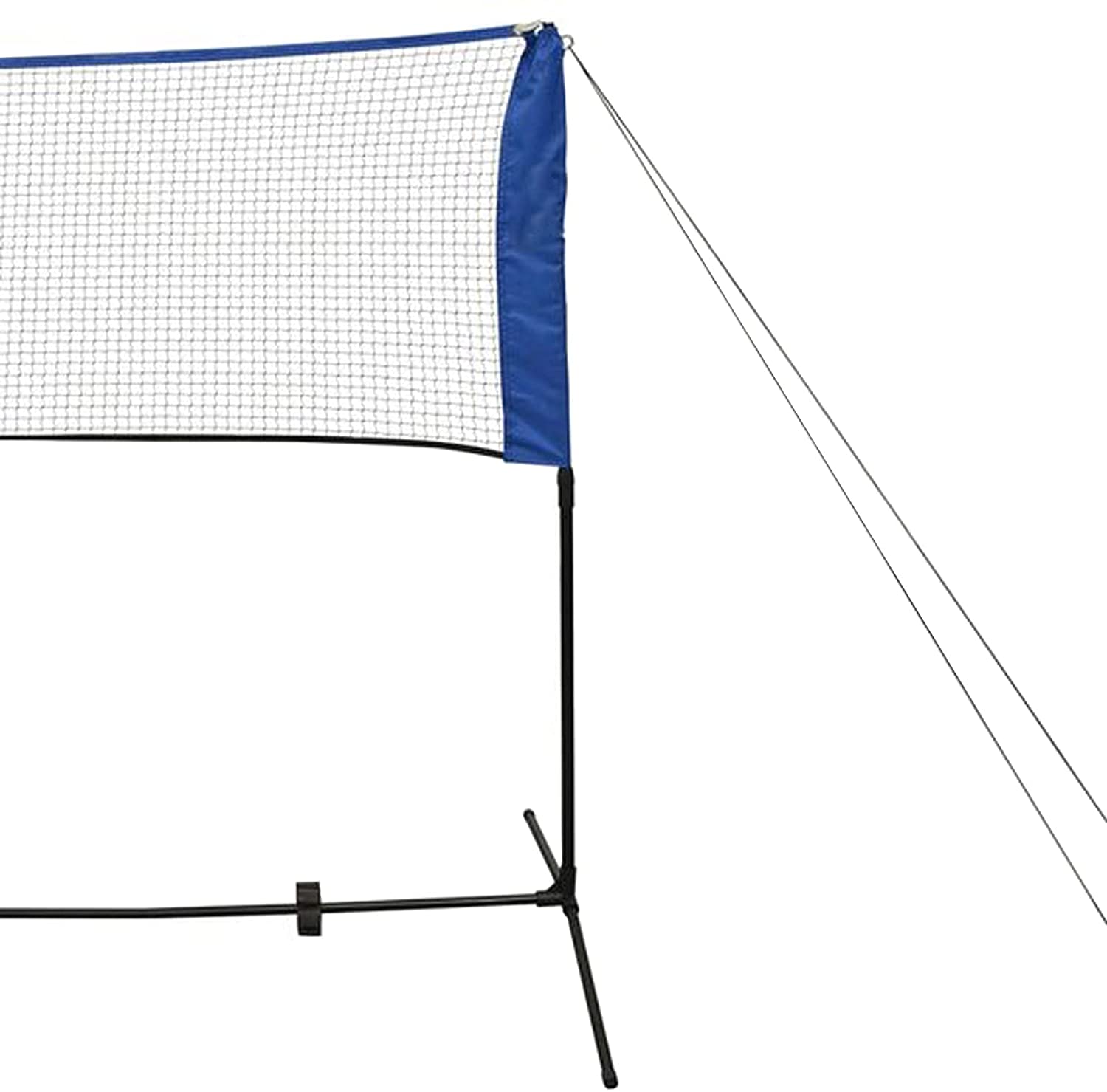 Amzdeal 17FT Portable Badminton and Volleyball Net Set, for Indoor Outdo