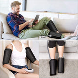 amzdeal Leg Massager with Electric Compression Calf Wrap, Boosts Circulation/Pain Relief/Therapeutic