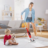 SIMBR Steam Mop, 11-in-1 Multifunctional Steam Cleaner with 180 ° Swiveling Head, 350ML 1500W Powerful Detachable Handheld Steam Cleaner for Laminate, Hardwood, Tiles, Carpet, Kitchen, Pet Friendly