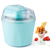 Automatic Ice Cream Maker 1.5 Quart , Ice Cream Machine with Recipes, Ice Cream Maker with 30-minute Timer & Transparent Lid for DIY Homemade Gelato, Ice Cream, Frozen Yogurt, Sorbet