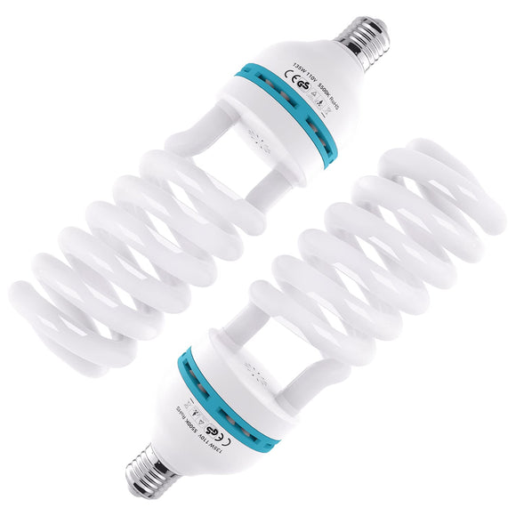 SMOOL Light Bulbs Lamps Full Spectrum Spiral Bulb 2 Packs