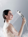 SMOOL High Pressure Hand-held Shower, High Pressure Spray and Anti-limescale Function, Universal Shower Head, Chrome